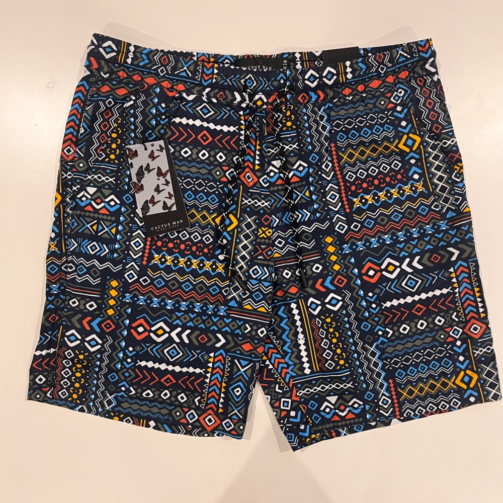 Graphic Print Jogger Shorts